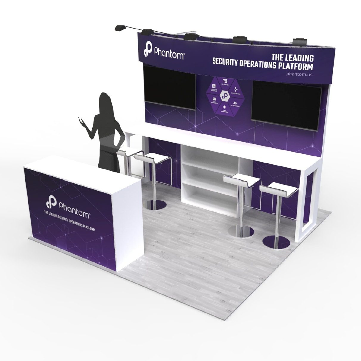 10 X 10 Miami Trade Show Exhibit Rental 2021 Catersource 3
