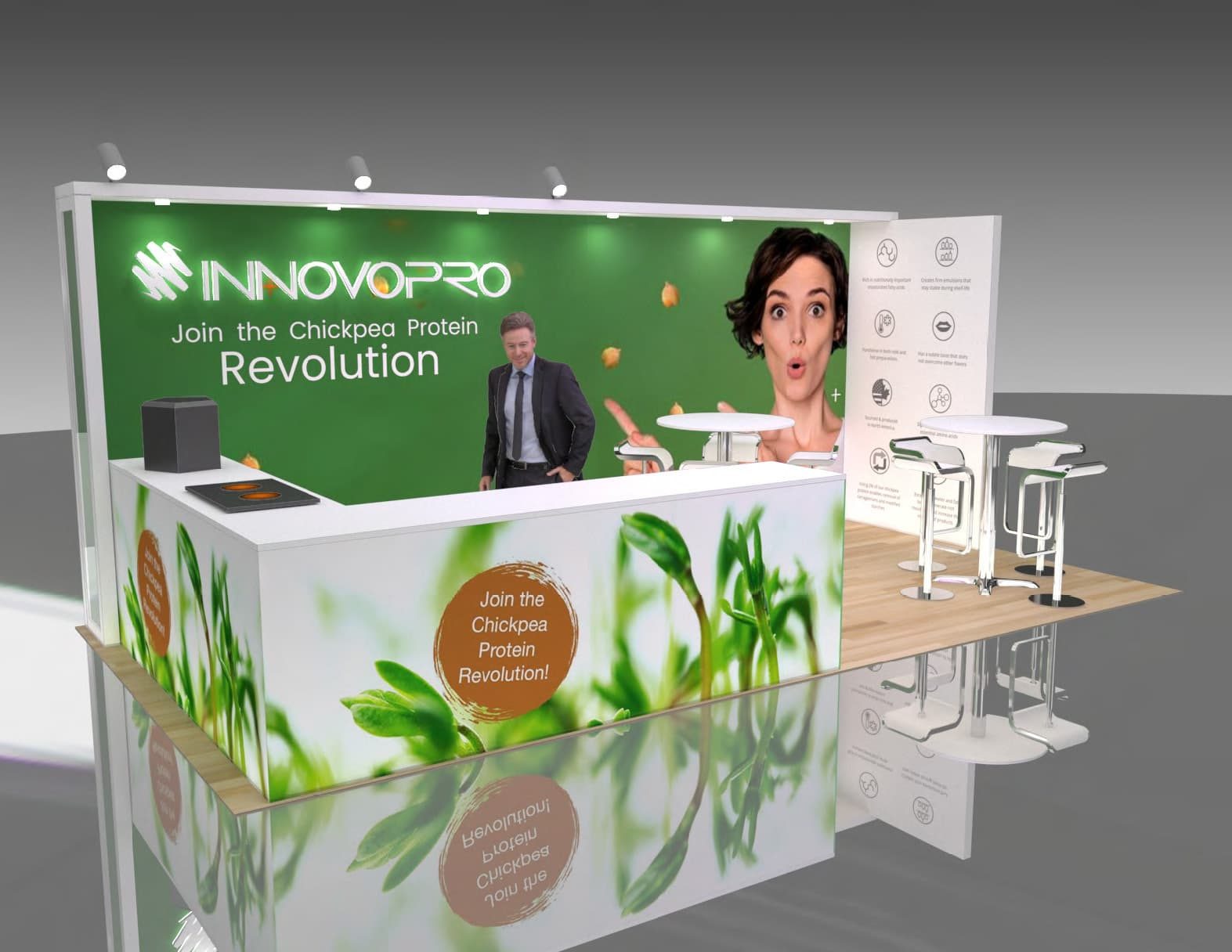 10x20 Health Food Trade Show Exhibit Rental Page 1 Image 0001