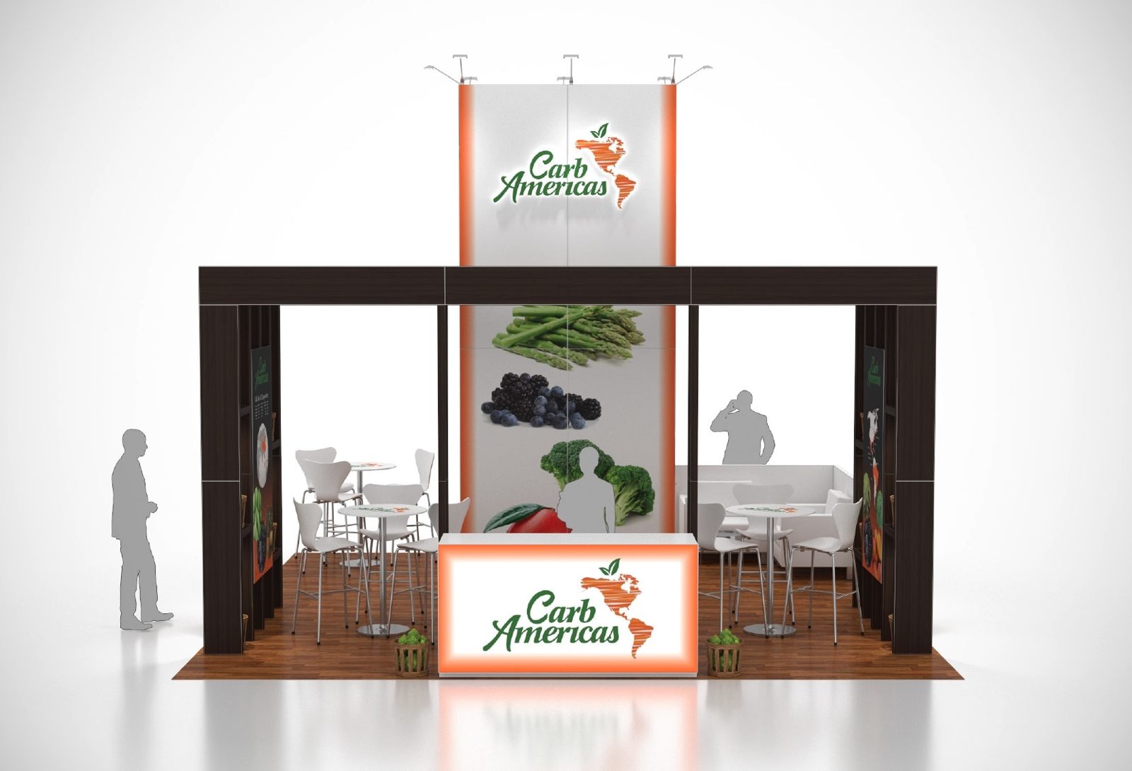 20 X 20 Food Beverage Trade Show Exhibit Rental 2