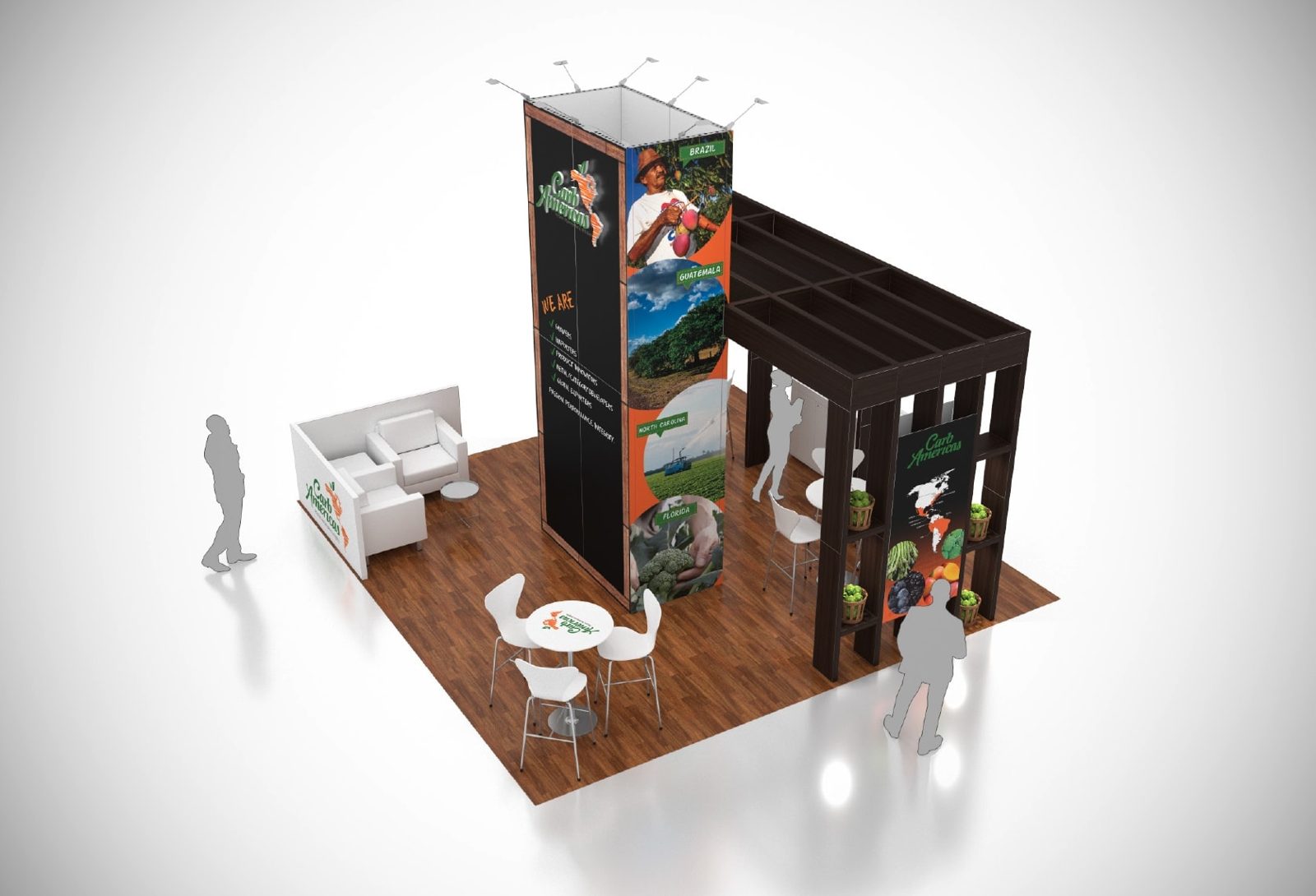 20 X 20 Food Beverage Trade Show Exhibit Rental 4