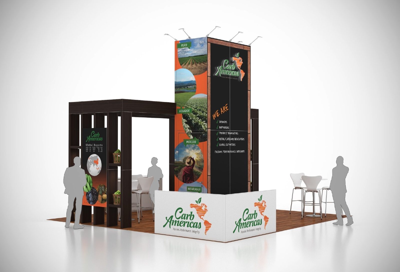 20 X 20 Food Beverage Trade Show Exhibit Rental 5