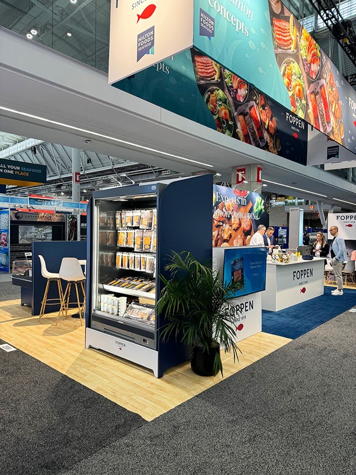 20x40 Foppen Seafood Expo With Showcase