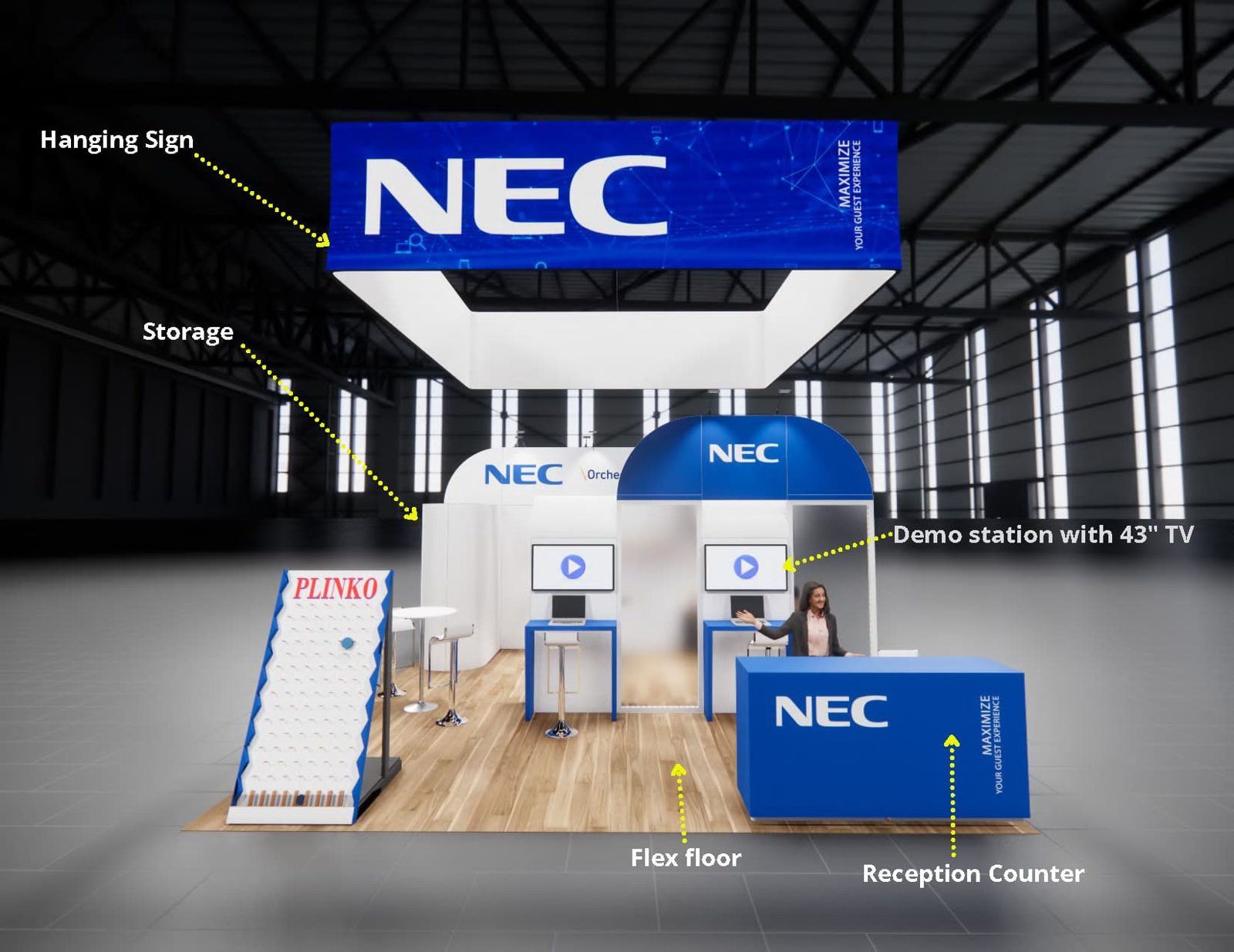 Ife Las Vegas Trade Show Exhibit Rental 20 X 20 Page 01