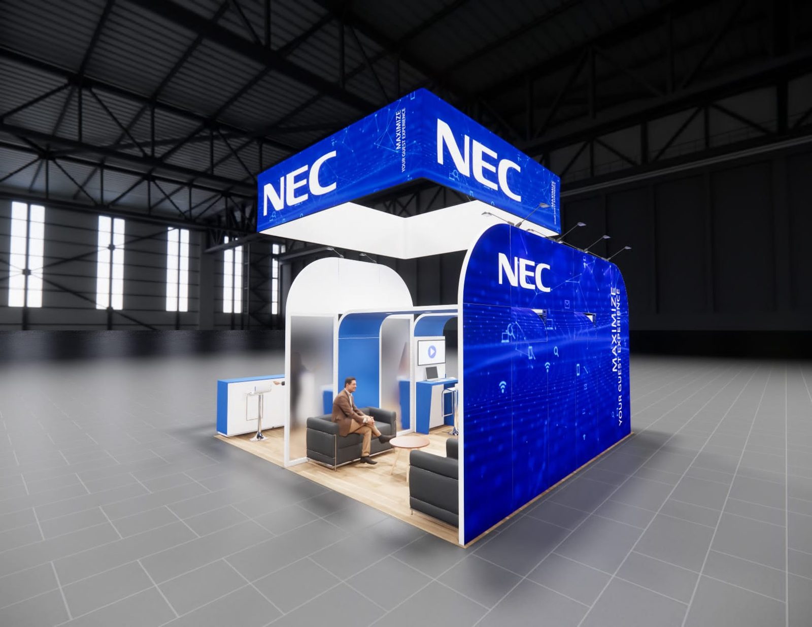 Ife Las Vegas Trade Show Exhibit Rental 20 X 20 Page 04