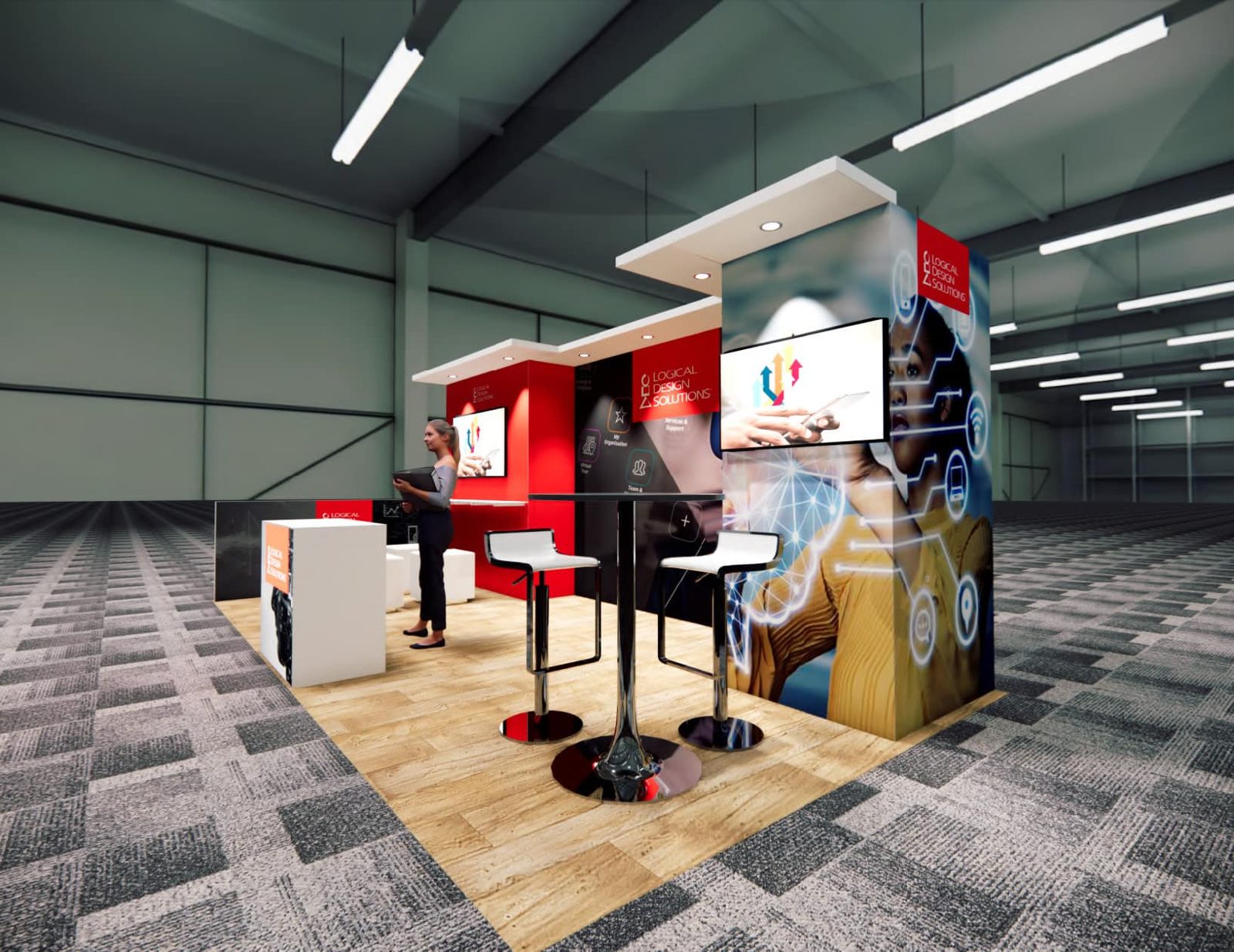 Las Vegas Trade Show Exhibit 10x20 Display Rental A2 4