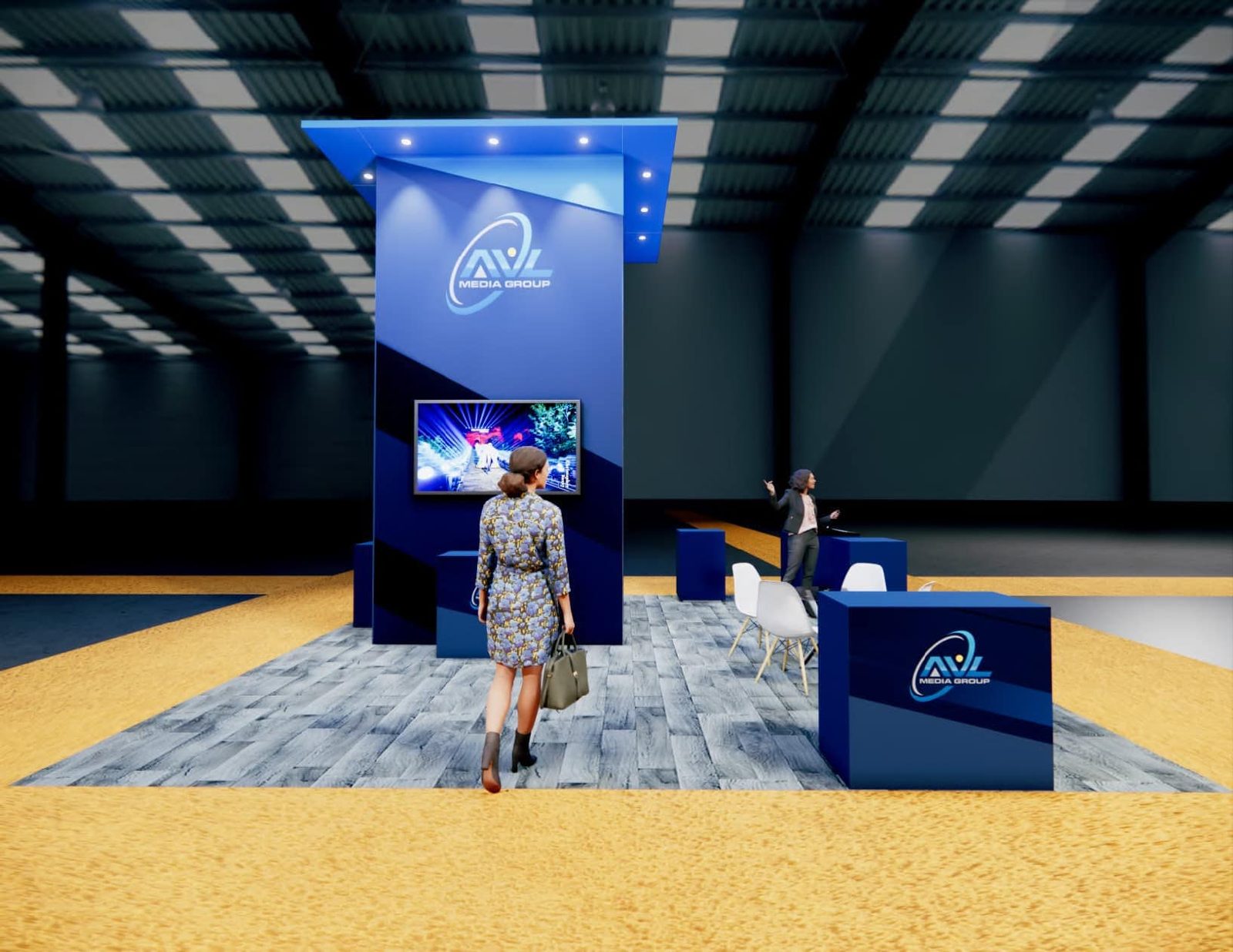 Las Vegas Trade Show Exhibit 20 X 20 Island Trade Show Exhibit Rental B12 04