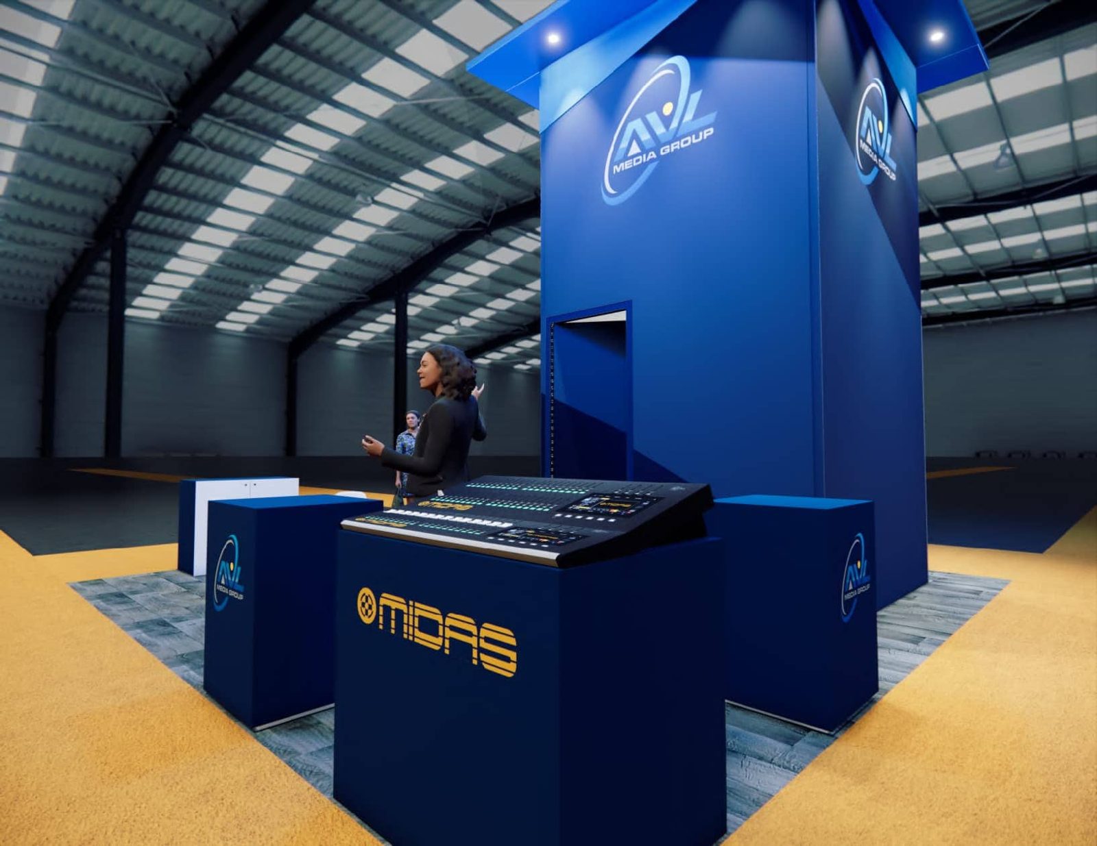 Las Vegas Trade Show Exhibit 20 X 20 Island Trade Show Exhibit Rental B12 08