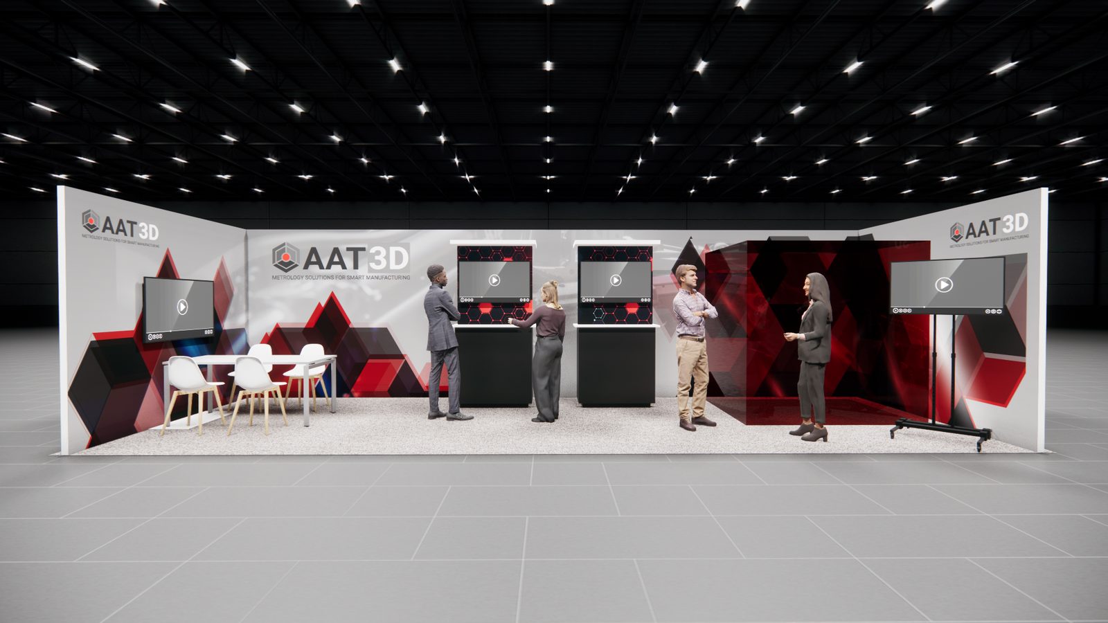 Aat 3d 10x30 Trade Show Exhibit Rental 1