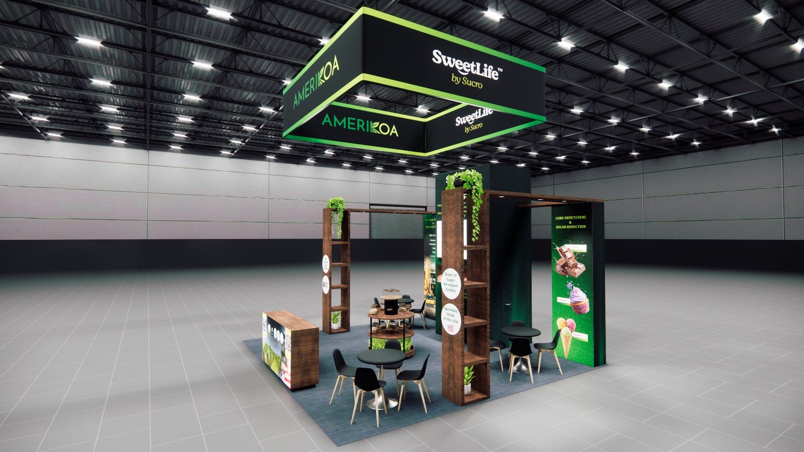 Amerikoa 20x20 Trade Show Exhibit Rental 3