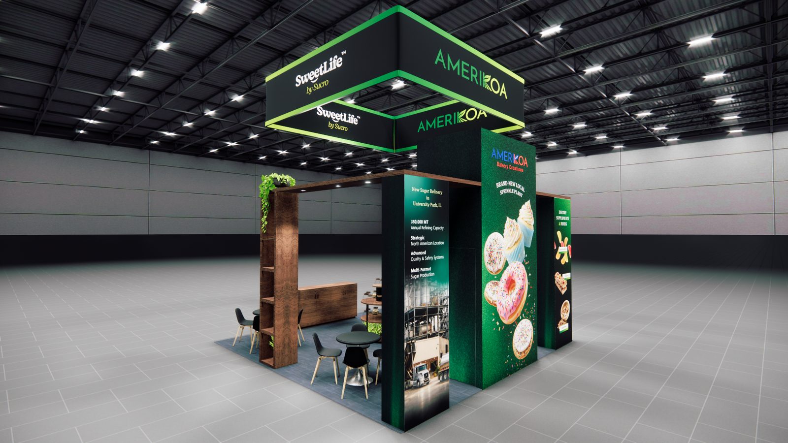 Amerikoa 20x20 Trade Show Exhibit Rental 4