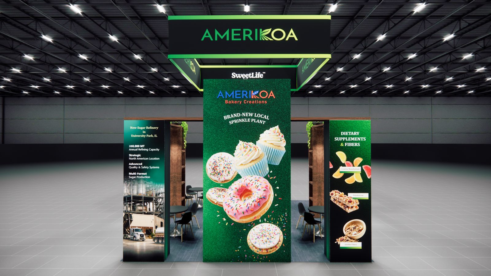 Amerikoa 20x20 Trade Show Exhibit Rental 5