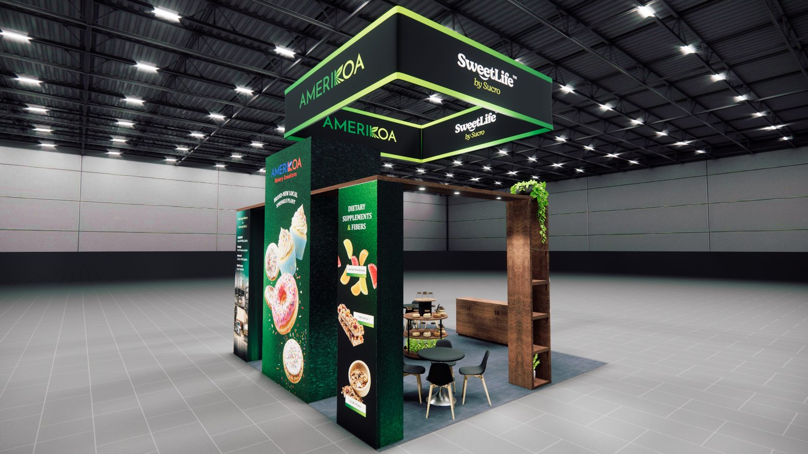 Amerikoa 20x20 Trade Show Exhibit Rental 6