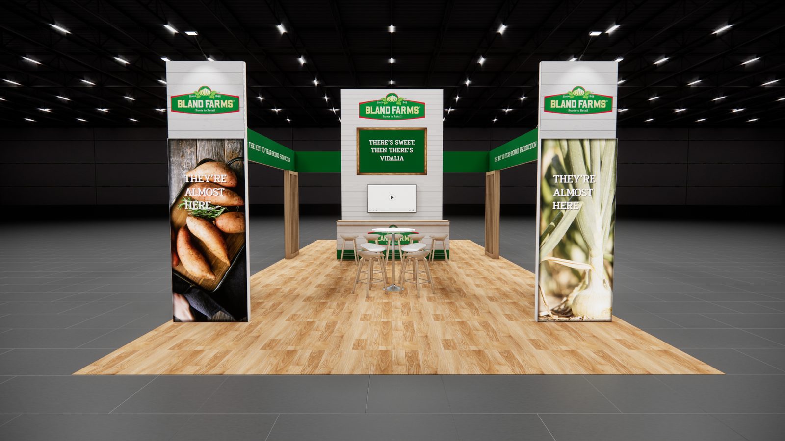 Bland Farms 20x40 Trade Show Exhibit Rental 1