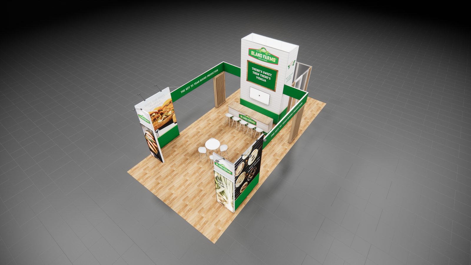 Bland Farms 20x40 Trade Show Exhibit Rental 2