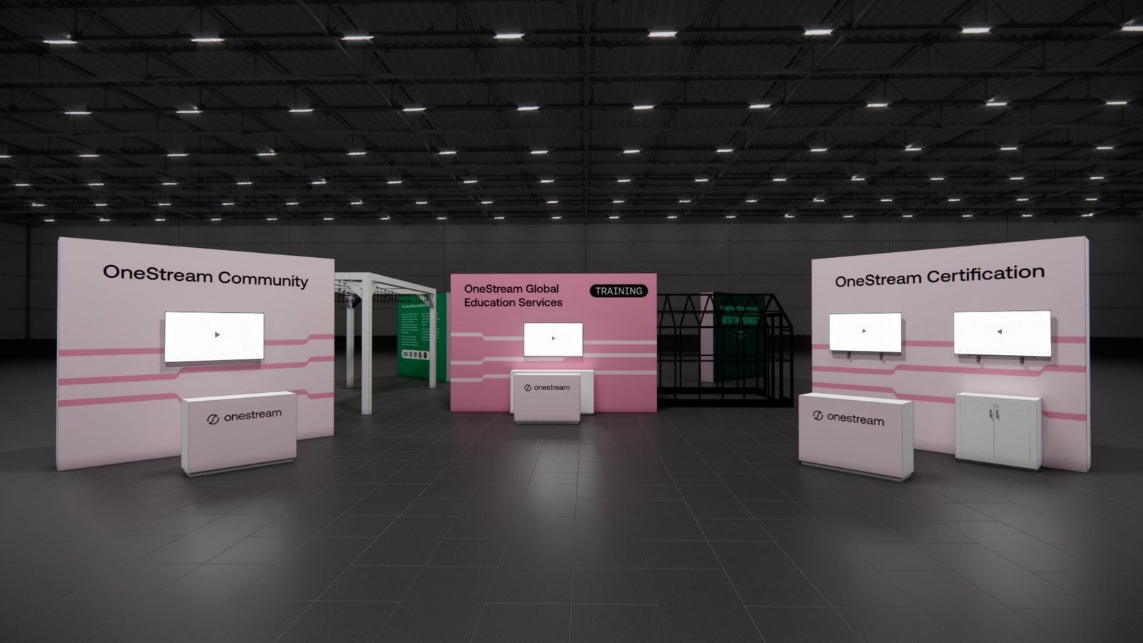 Customer Village Engagement Trade Show Exhibit Rental 4