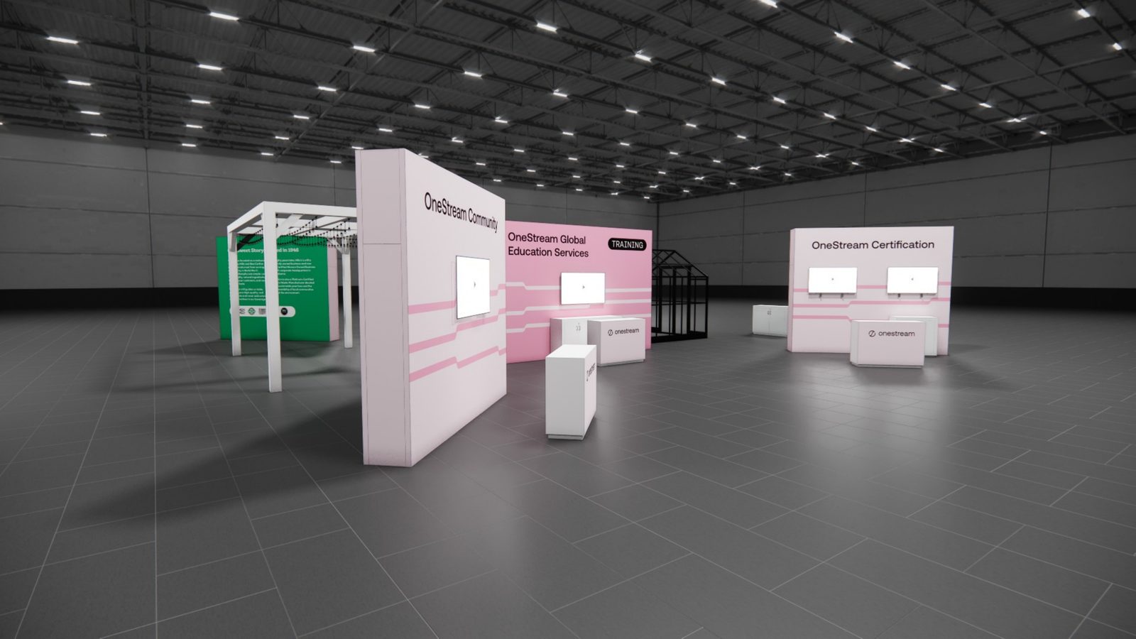 Customer Village Engagement Trade Show Exhibit Rental 5