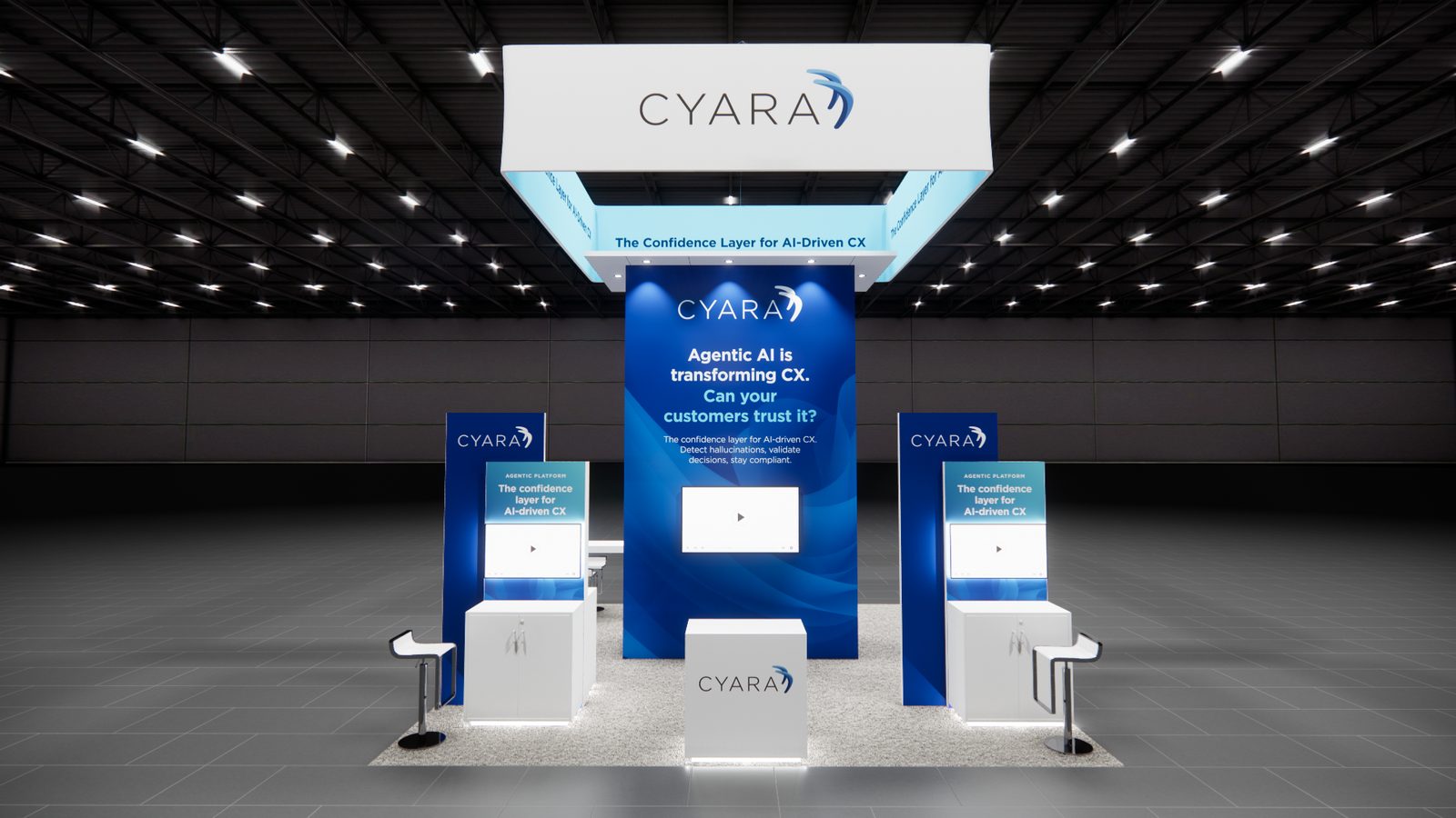 Cyara 20x20 Trade Show Exhibit Rental 1