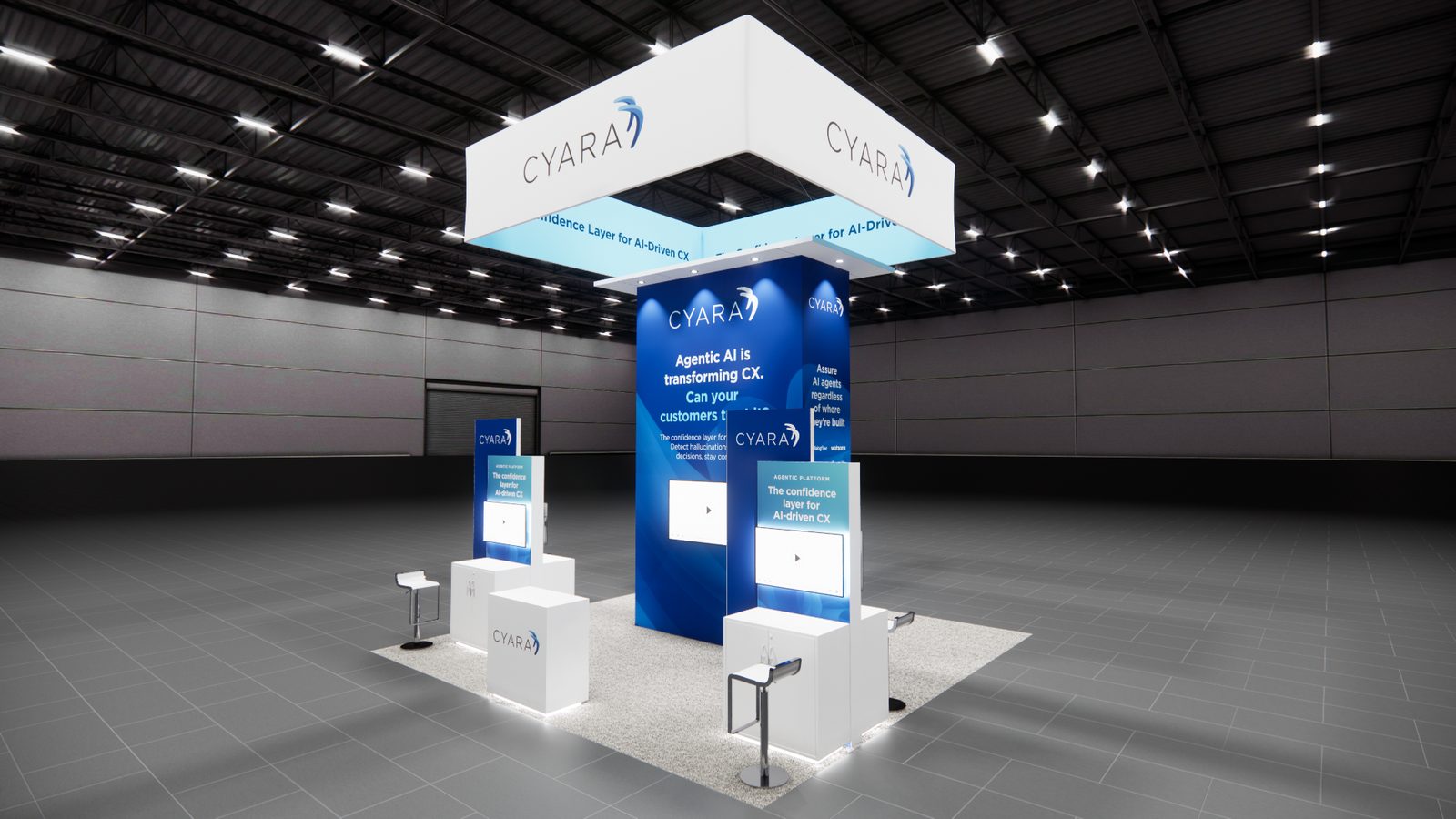 Cyara 20x20 Trade Show Exhibit Rental 2
