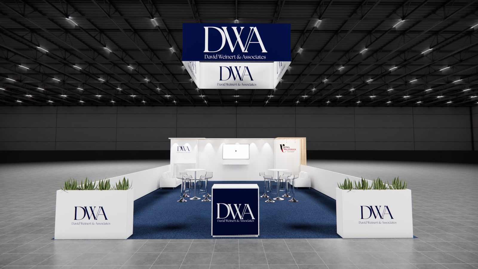 David Weinert Associates 25x30 Trade Show Exhibit Rental 1