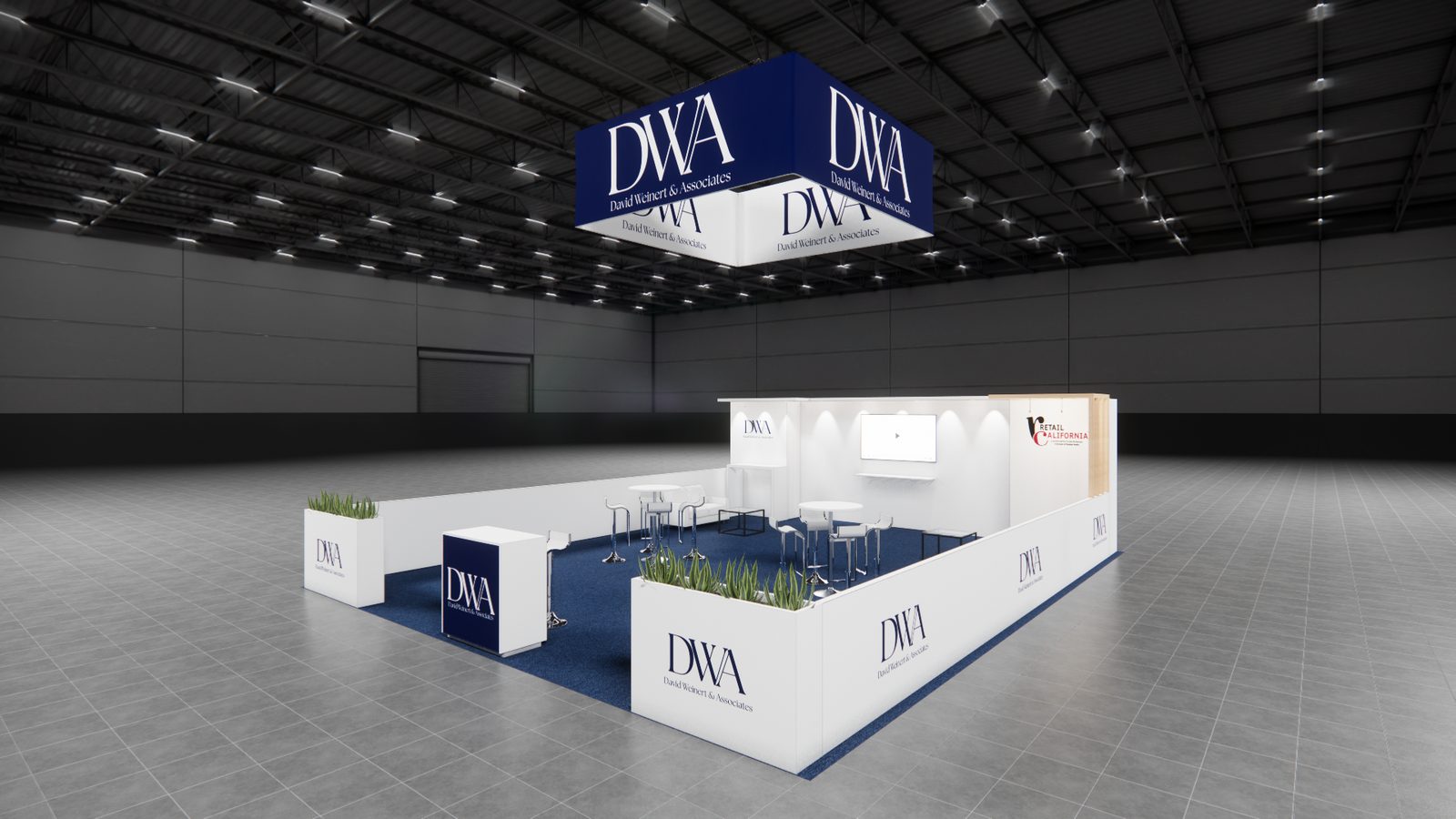 David Weinert Associates 25x30 Trade Show Exhibit Rental 2