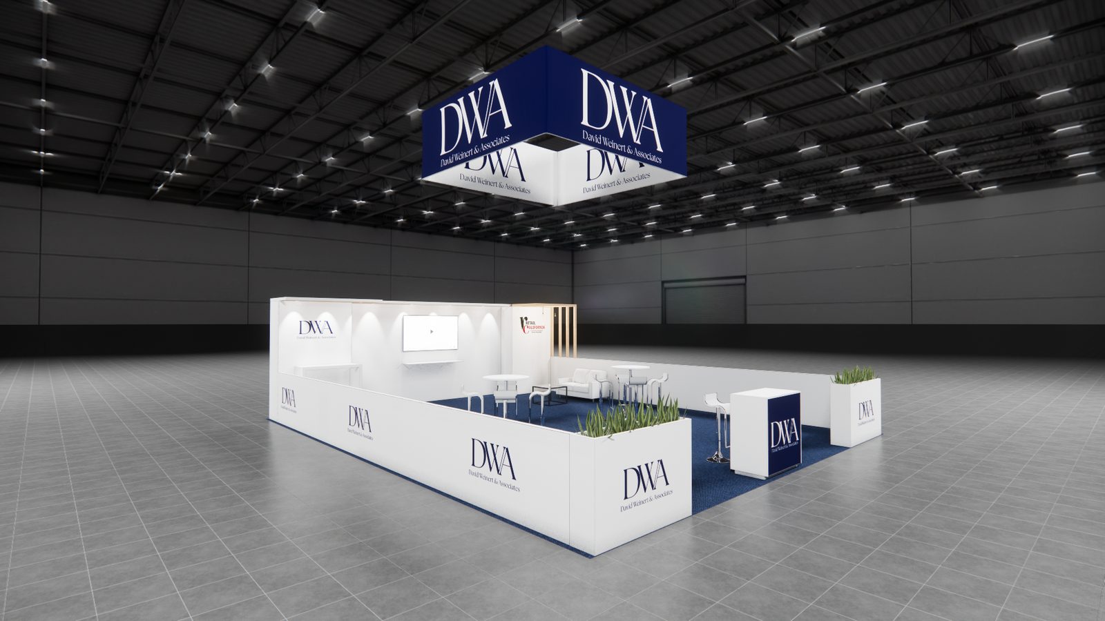 David Weinert Associates 25x30 Trade Show Exhibit Rental 3