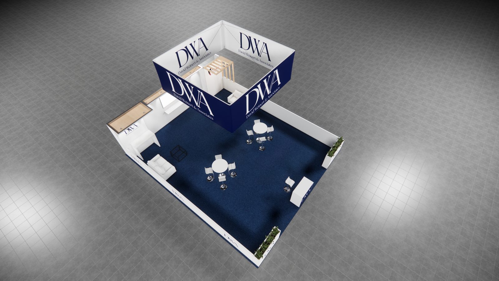 David Weinert Associates 25x30 Trade Show Exhibit Rental 4