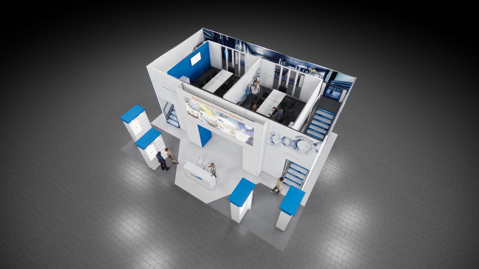 Derlin 20x30 Trade Show Exhibit Rental 2
