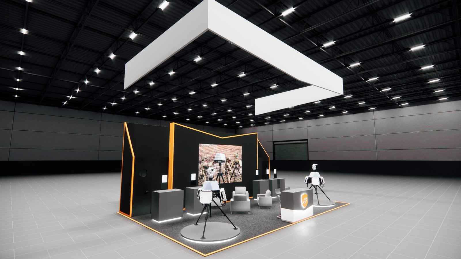 Droneshield 20x30 Trade Show Exhibit Rental 2