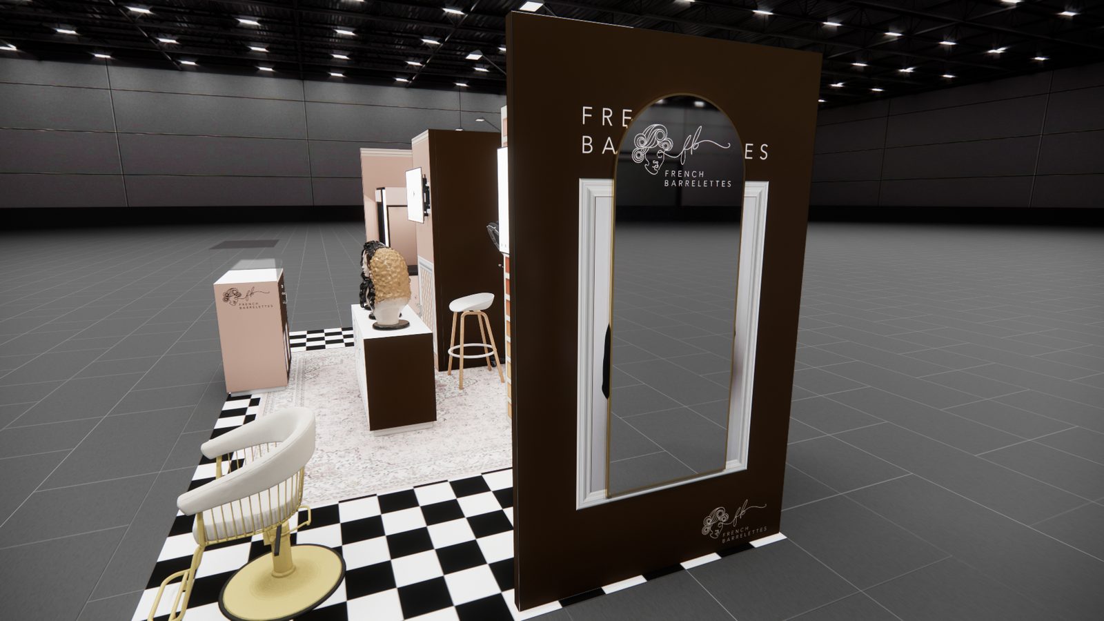 French Barrelettes 10x20 Trade Show Exhibit Rental 1