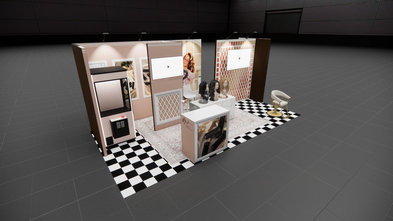 French Barrelettes 10x20 Trade Show Exhibit Rental 3