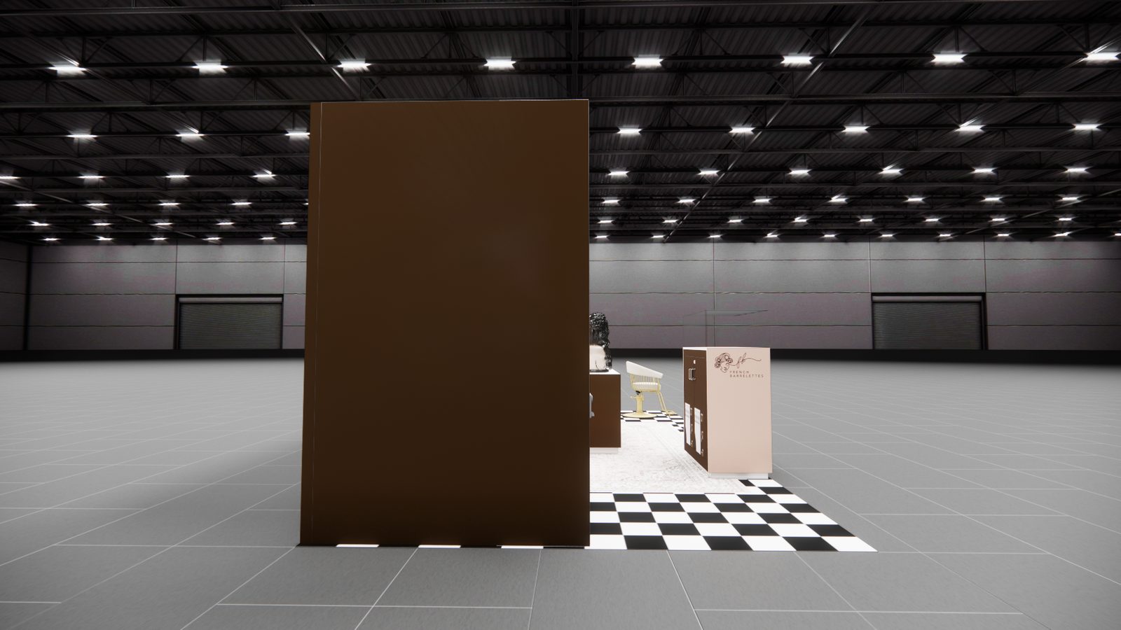 French Barrelettes 10x20 Trade Show Exhibit Rental 5