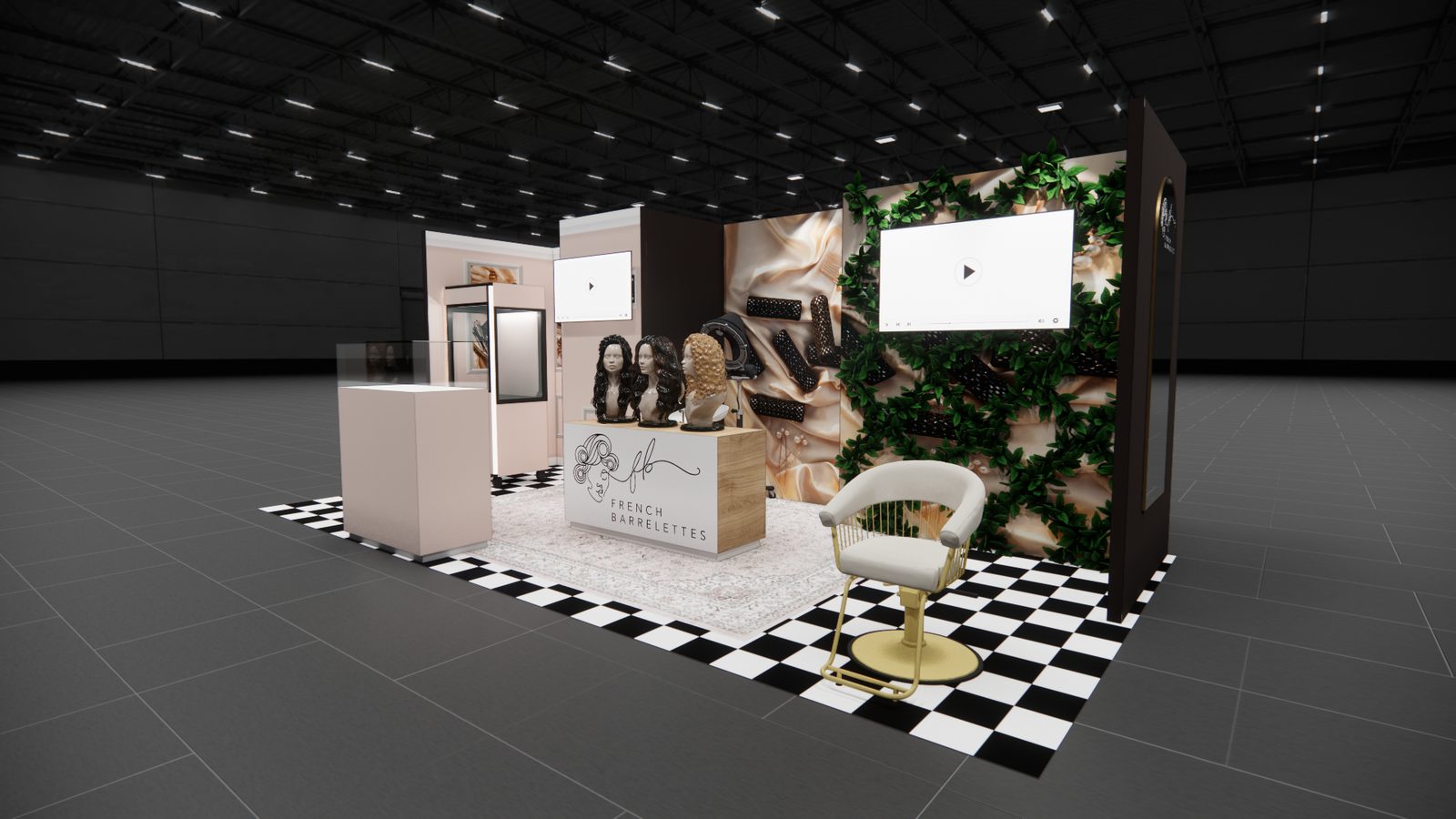 French Barrelettes 10x20 V2 Trade Show Exhibit Rental 2