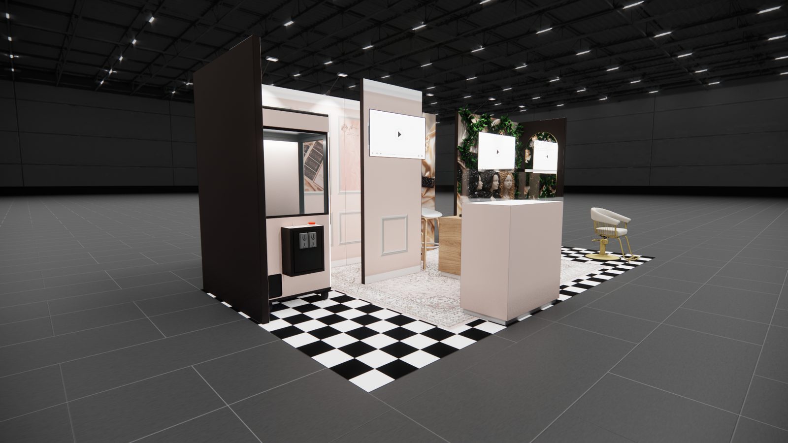 French Barrelettes 10x20 V2 Trade Show Exhibit Rental 4