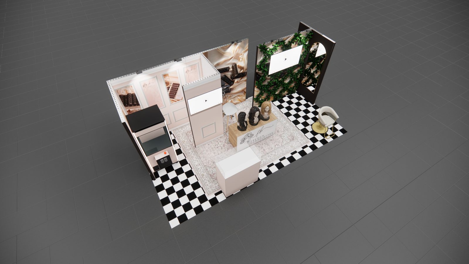 French Barrelettes 10x20 V2 Trade Show Exhibit Rental 5