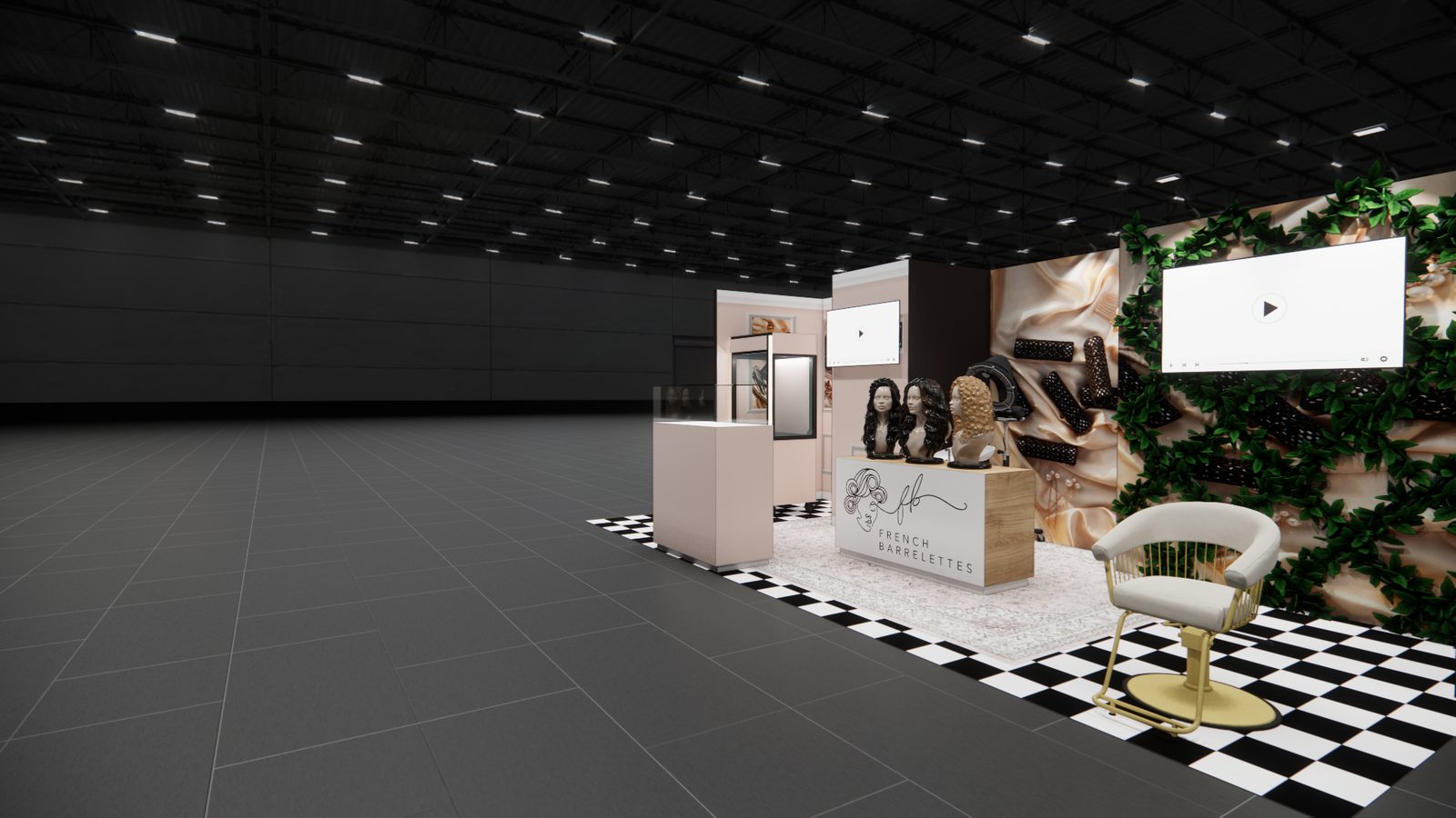 French Barrelettes 10x20 V2 Trade Show Exhibit Rental 6