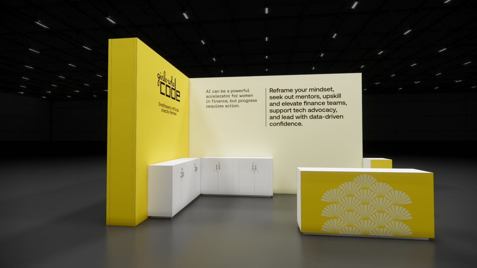 Girls Who Code Trade Show Exhibit Rental 1