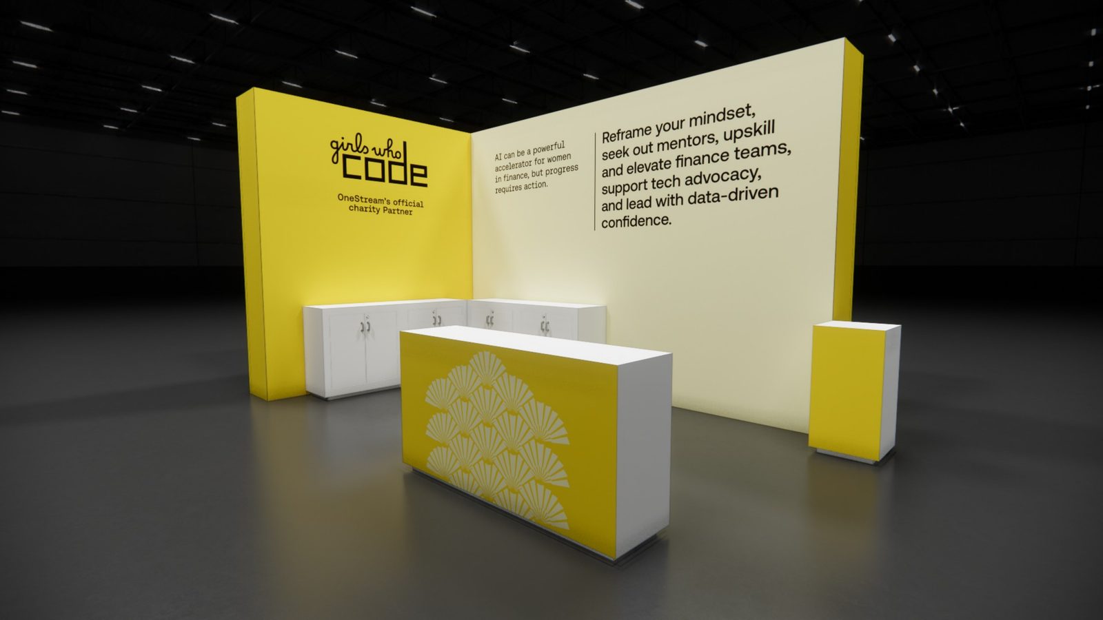 Girls Who Code Trade Show Exhibit Rental 2