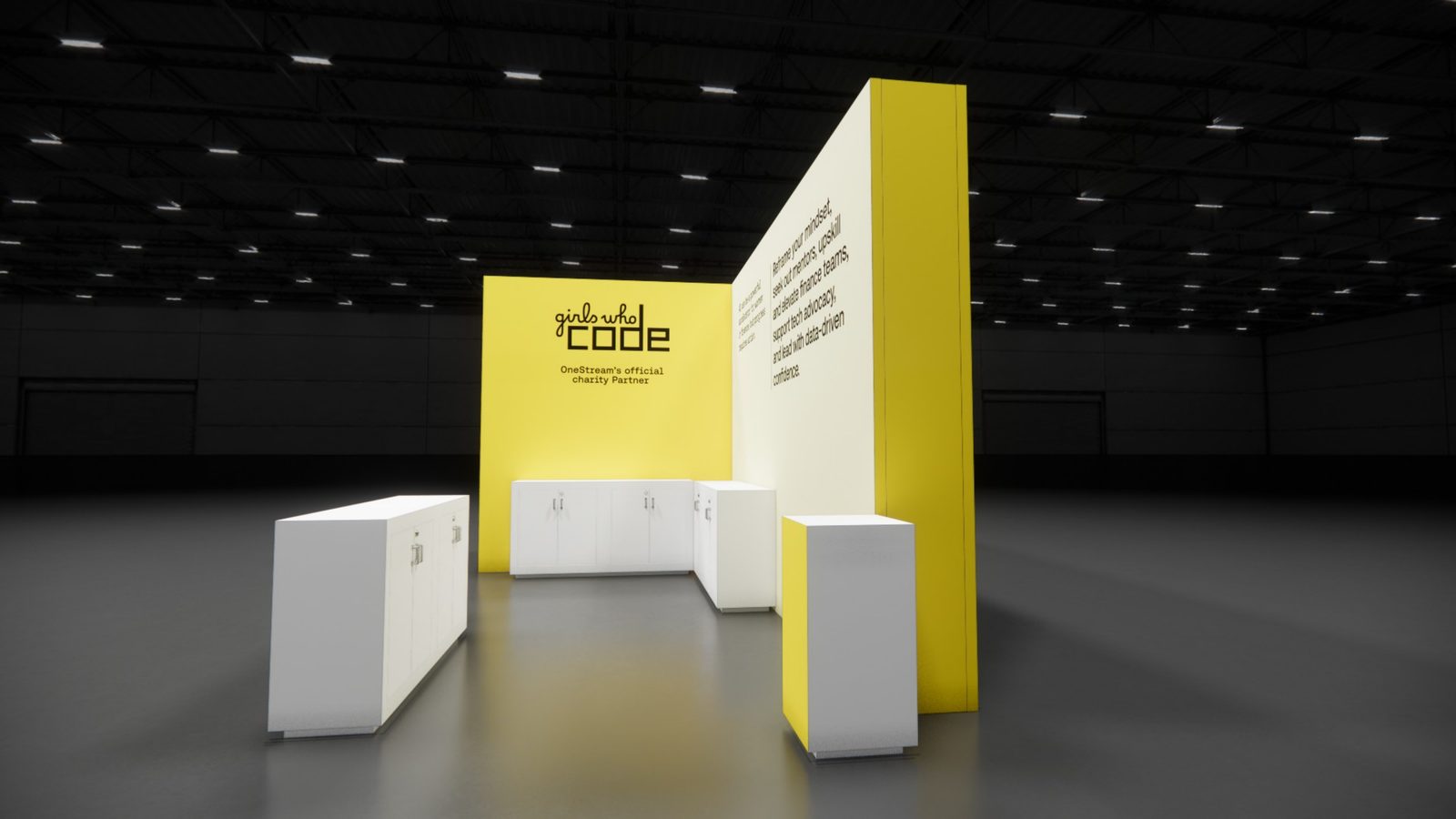 Girls Who Code Trade Show Exhibit Rental 3