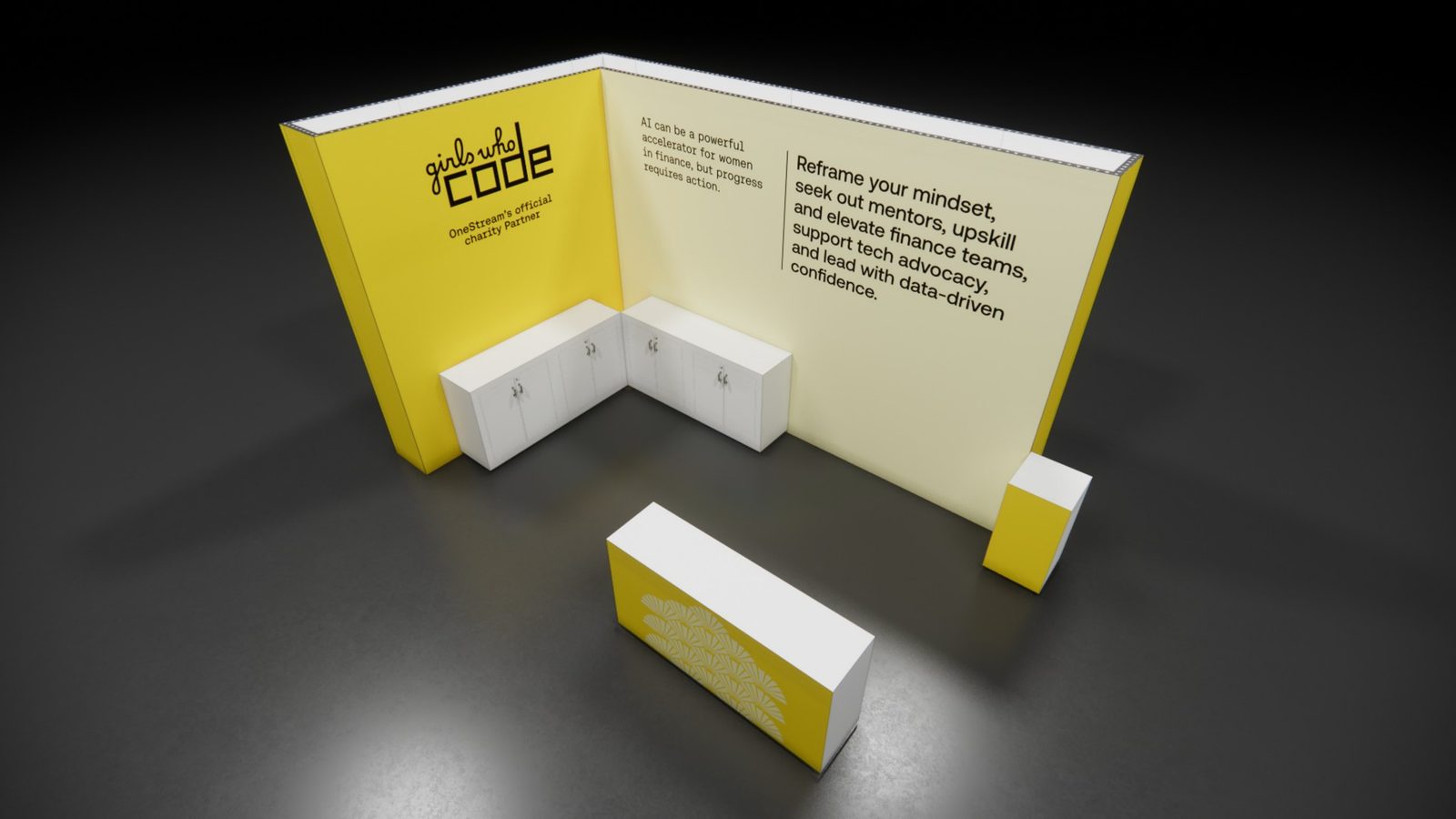 Girls Who Code Trade Show Exhibit Rental 4