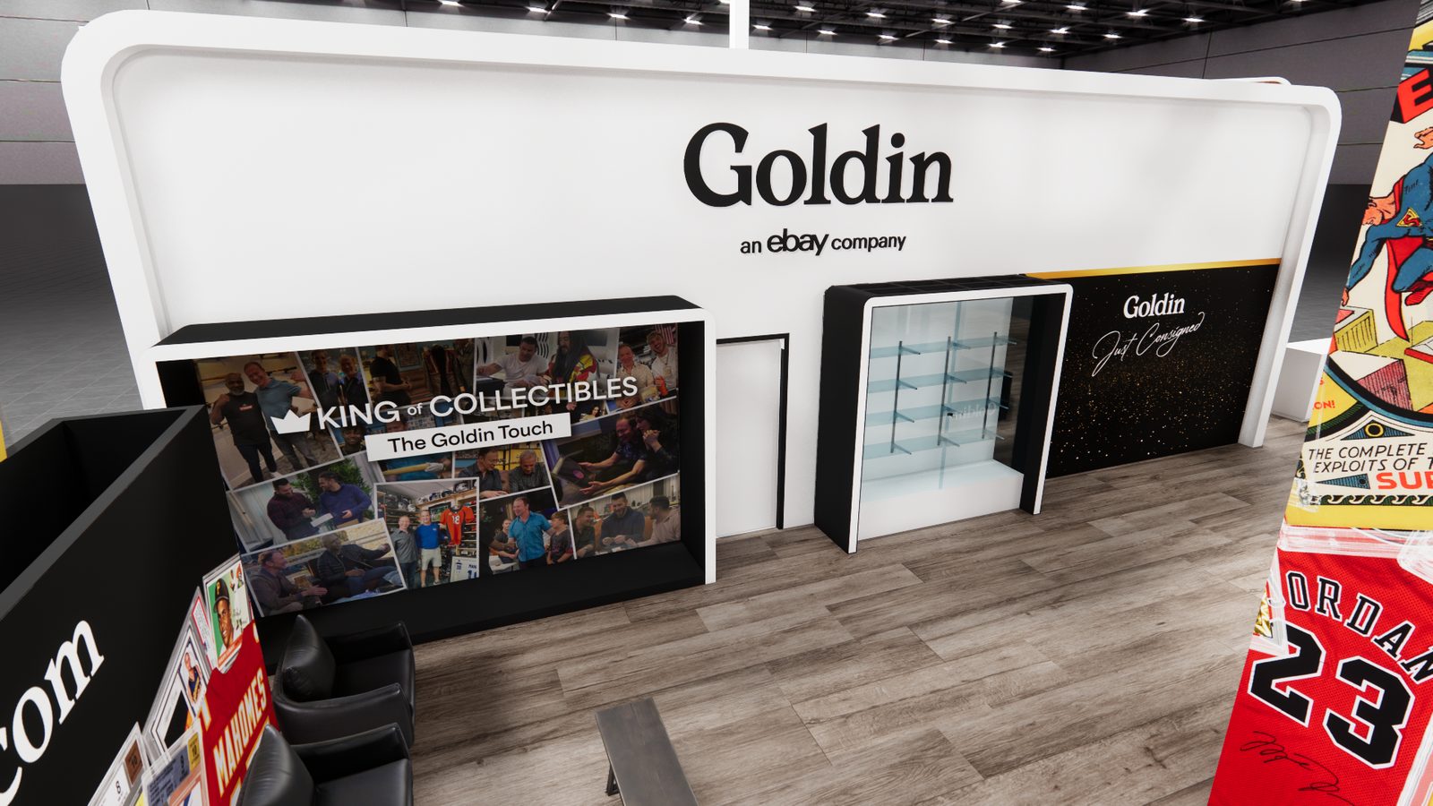 Goldin 50x58 Trade Show Exhibit Rental 2