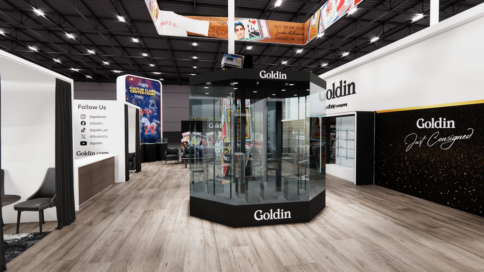Goldin 50x58 Trade Show Exhibit Rental 5