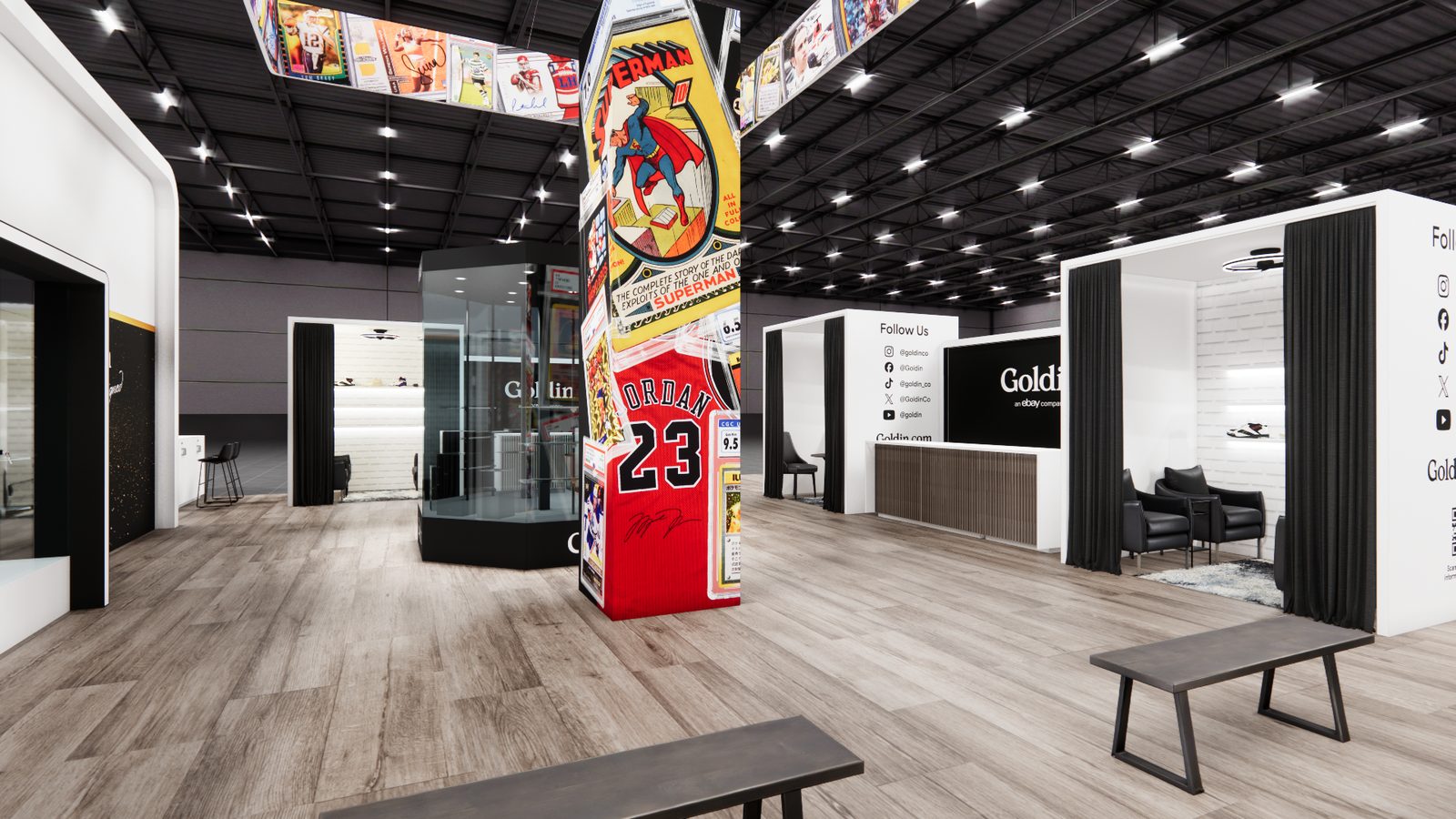 Goldin 50x58 Trade Show Exhibit Rental 6