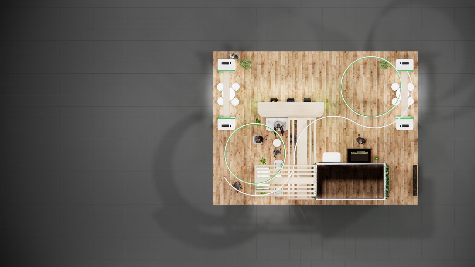 Init 30x40 Trade Show Exhibit Rental 1
