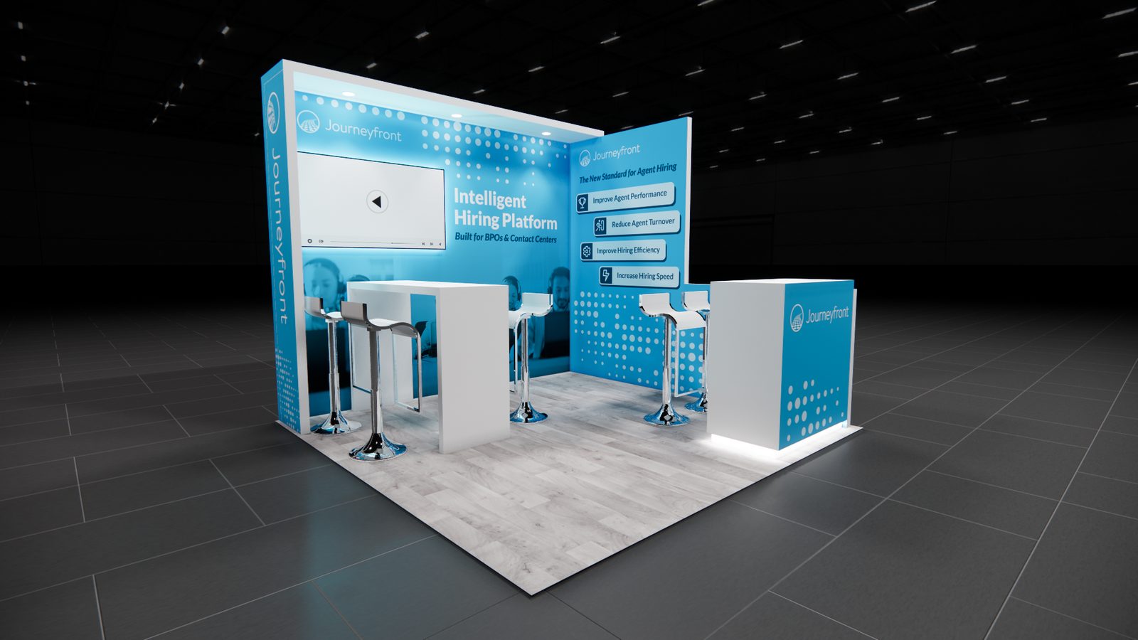 Journeyfront 10x10 Trade Show Exhibit Rental 2
