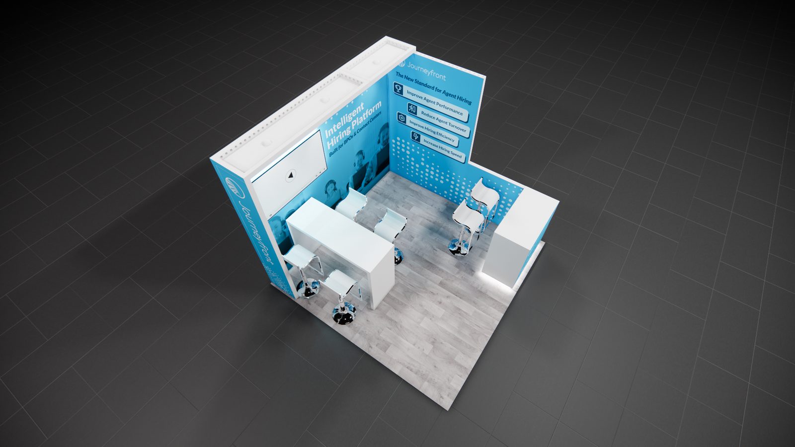 Journeyfront 10x10 Trade Show Exhibit Rental 5