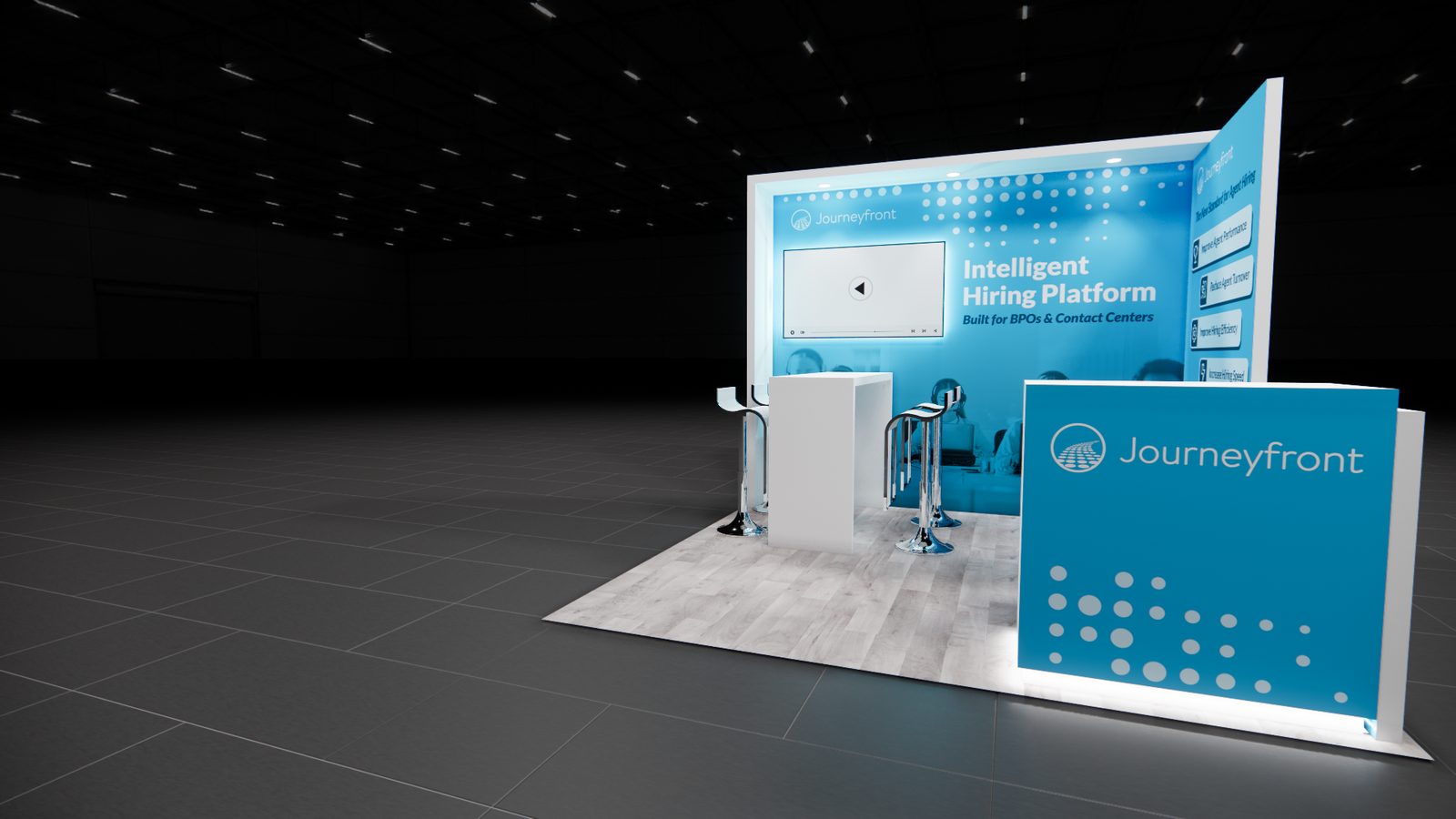 Journeyfront 10x10 Trade Show Exhibit Rental 6