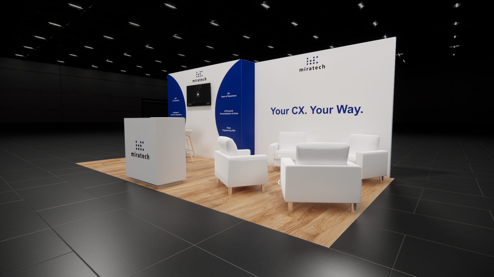 Miratech 10x20 Trade Show Exhibit Rental 4
