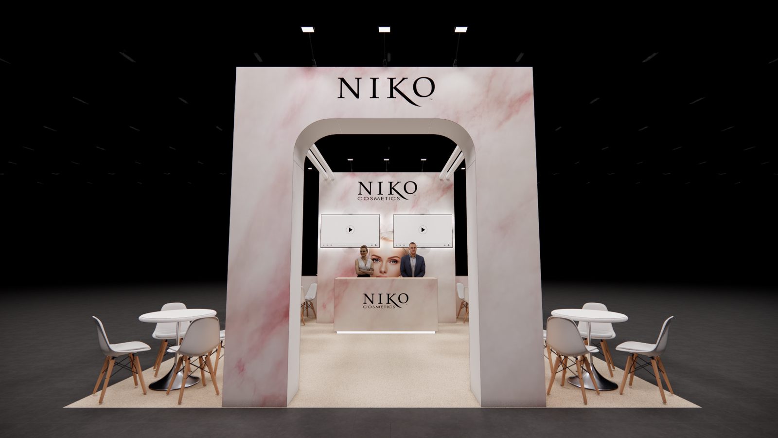 Niko 20x20 Trade Show Exhibit Rental 2