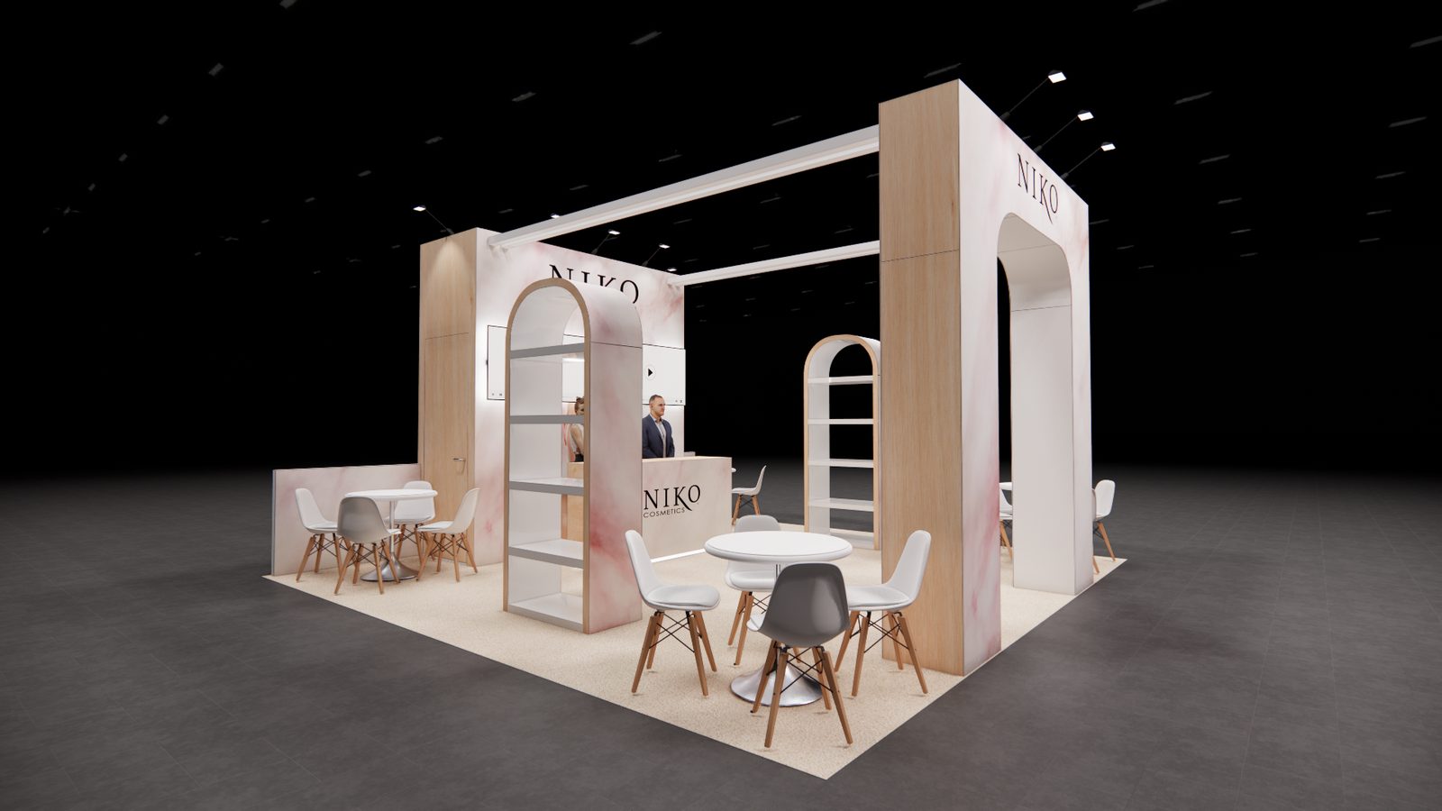 Niko 20x20 Trade Show Exhibit Rental 3
