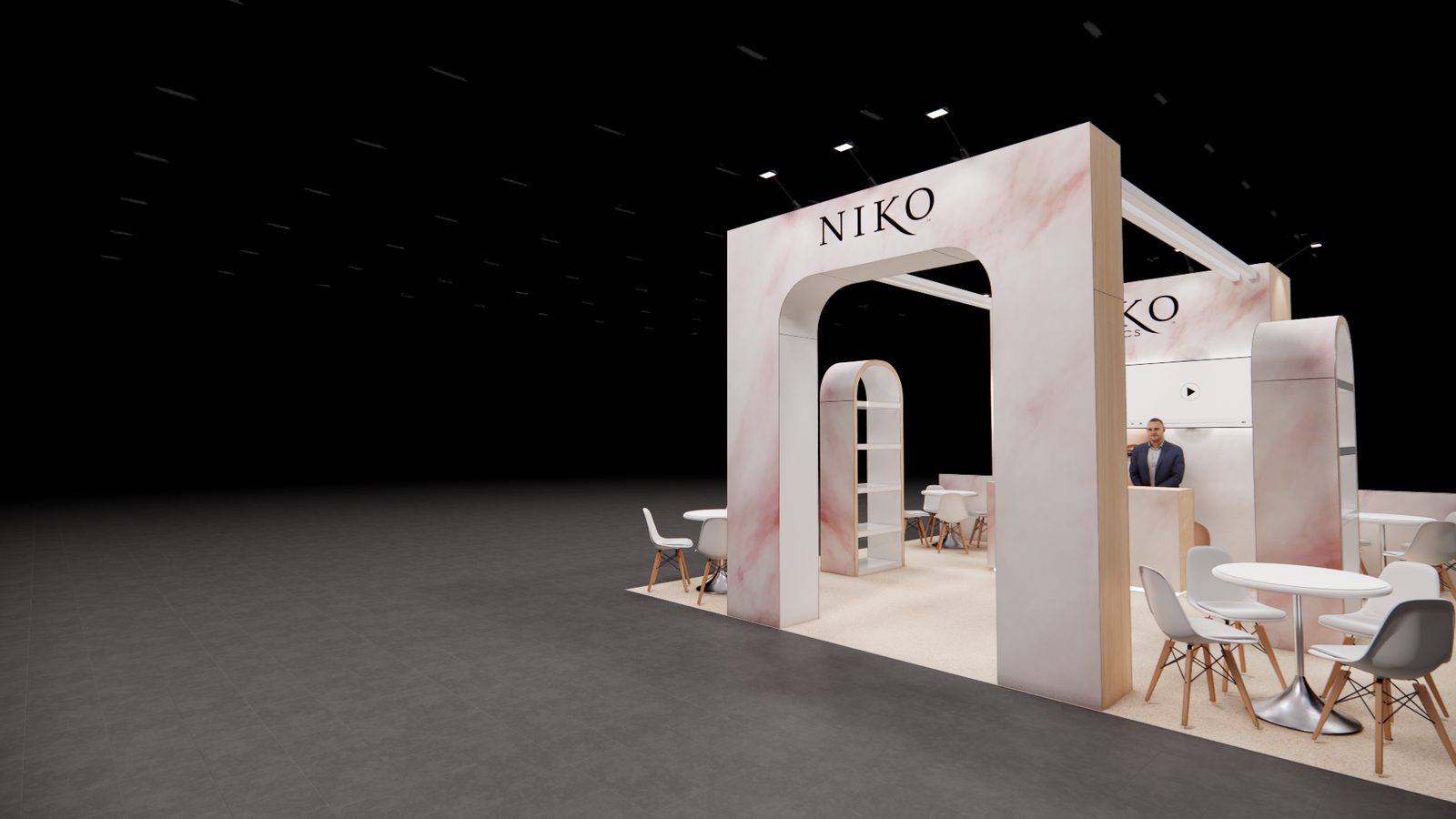 Niko 20x20 Trade Show Exhibit Rental 4